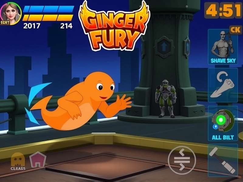 Ginger Fury Combat Character Selection